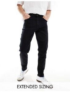 ASOS DESIGN - Jeans stretch affusolati neri-Nero