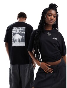 The North Face - Vintage Denali - T-shirt oversize nera con stampa sul retro-Nero