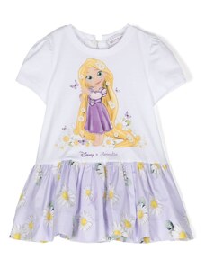 MONNALISA KIDS Abito neonata bianco/lilla Rapunzel