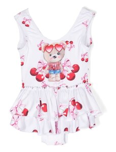 MONNALISA KIDS Costume neonata bianco Teddy Cherry