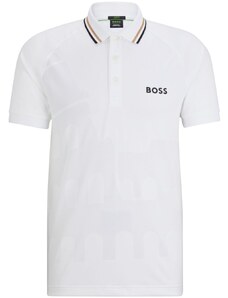 HUGO BOSS MEN Polo bianca x Matteo Berrettini