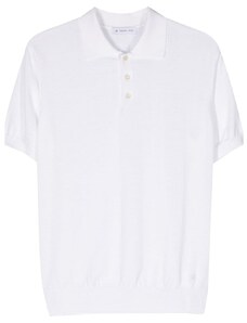 MANUEL RITZ T-shirt bianca in maglia