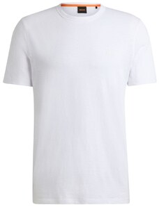 HUGO BOSS MEN T-shirt bianca mini logo petto
