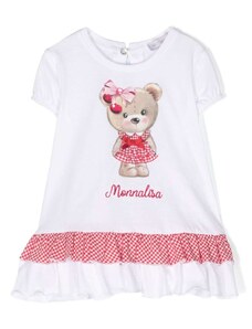 MONNALISA KIDS T-shirt bianca Teddy cherry neonata