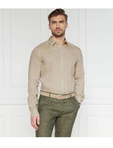 NIBESSER Camicia Lino Uomo Manica Lunga Camicia Uomo Estiva