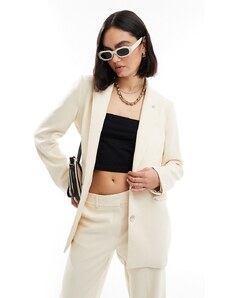 Selected Femme - Blazer bianco vestibilità comoda in coordinato