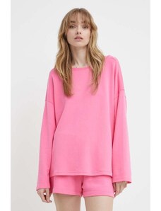 American Vintage maglione SWEAT donna colore rosa HAPY03CE24