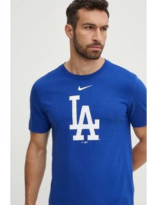 Nike t-shirt in cotone Los Angeles Dodgers uomo colore blu
