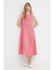 Marc O'Polo vestito di lino colore rosa 404064521131
