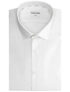 Calvin Klein camicia strutturata bianco sporco K10K112301