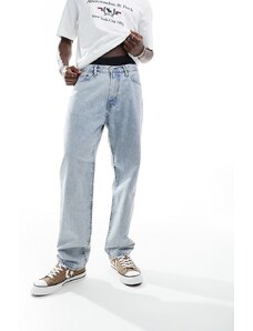 Abercrombie & Fitch - Jeans leggeri ampi lavaggio chiaro-Blu