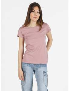 Vicbee T-shirt Donna Girocollo In Cotone Manica Corta Rosa Taglia Unica