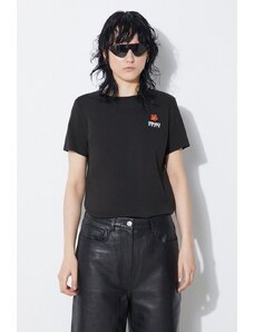 Kenzo t-shirt in cotone Boke Crest Classic T-Shirt donna colore nero FC62TS0124SO.99J
