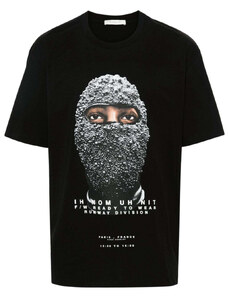 IH NOM UH NIT T-shirt nera black mask