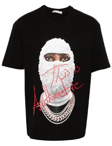 IH NOM UH NIT T-shirt nera WITH FUTURE MASK AUTHENTIC