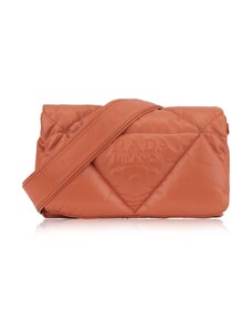 PRADA 1BD315 F0049 Shoulder Bag Arancione Pelle