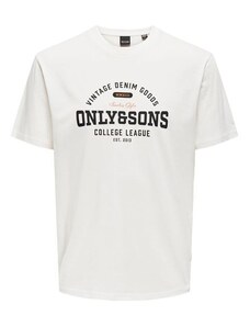 T-SHIRT ONLY&SONS Uomo 22028593/Cloud