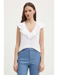 Lauren Ralph Lauren t-shirt in cotone donna colore bianco