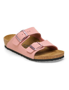Birkenstock Arizona Kids Birko-Flor Birkibuc Regular Fit Bambini - Sandali Birkenstock - Rosa - 1026412-5.5