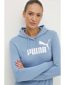 Puma felpa donna colore violetto con cappuccio 586797