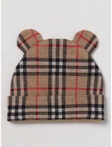 Cappello Vintage Check Burberry Kids in lana jacquard