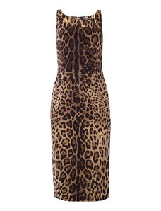 DOLCE & GABBANA Leopard Printed Dress