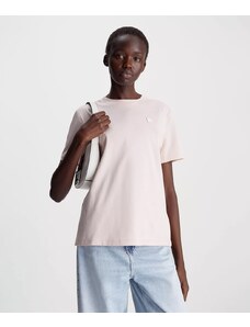 Calvin Klein Jeans T-shirt Regolare con distintivo Rosa Donna