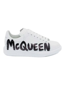 Alexander McQueen Graffiti-Print Oversized Sneakers