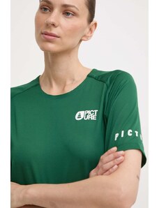 Picture maglietta da sport Ice Flow colore verde WTS547