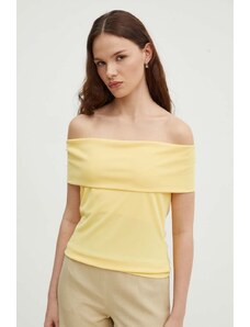 Lauren Ralph Lauren camicetta donna colore giallo