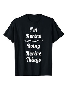 Karine Shirt Name Gifts For Karine Karine Nome Personalizzato Camicia Personalizzata Karine Compleanno Maglietta