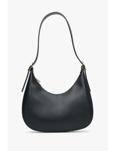 Women's Black Baguette Bag made of Italian Genuine Leather Estro ER00115083