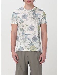 T-shirt Etro in cotone con stampa all over