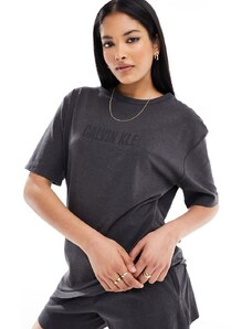 Calvin Klein - Intense Power - T-shirt girocollo da casa grigio antracite