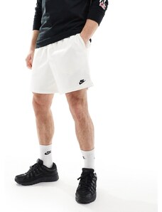 Nike - Club Fleece - Pantaloncini in pile bianco sporco-Giallo