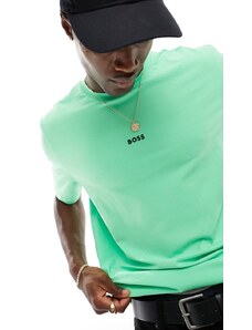 BOSS Orange - TChup - T-shirt verde con logo