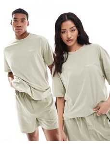 Calvin Klein - Modern Cotton - T-shirt da casa grigio beige