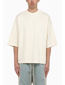 Fear of God T-shirt oversize color crema in cotone
