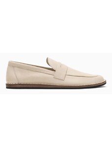 The Row Mocassino Cary color Tofu in pelle