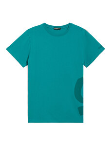 Freddy T-shirt da uomo con maxi logo in tono colore sul fianco