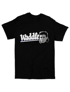DELMEI Chris Waddle Football Icon T-Shirt Vintage Spurs Retro Fan Tee Shirt Black L