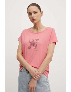 Marc O'Polo t-shirt in cotone donna colore rosa 404206751431