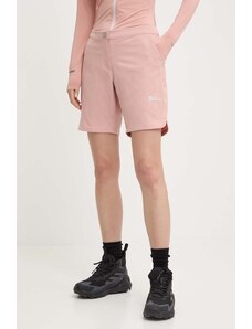 Jack Wolfskin pantaloncini da esterno Hiking Alpine colore rosa