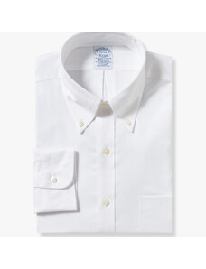 Brooks Brothers Camicia bianca regular fit non-iron ad alte prestazioni con collo button-down - male Camicie eleganti Bianco 15