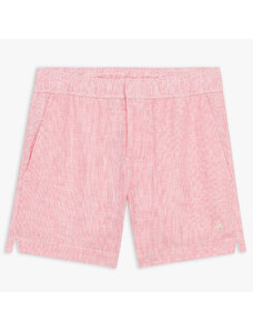Brooks Brothers Red Linen Shorts - male Pantaloncini e Tuta Rosso M