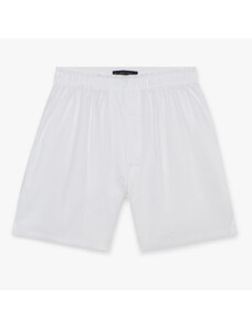 Brooks Brothers White Classic Cotton Boxers - male Intimo Bianco S