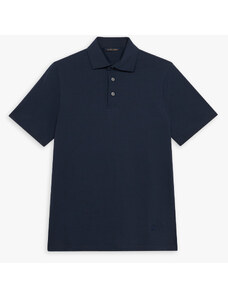 Brooks Brothers Navy Cotton Polo Shirt - male Polo Blu S