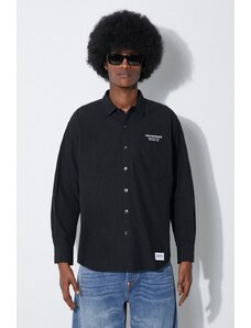 NEIGHBORHOOD camicia in cotone Trad uomo colore nero 241SPNH.SHM01