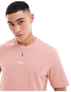 BOSS Orange - TChup - T-shirt rosa chiaro con logo