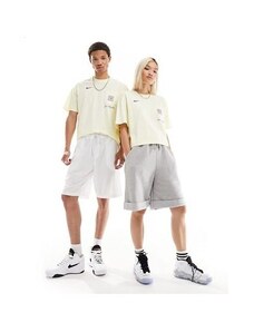 Nike Basketball - T-shirt gialla-Bianco